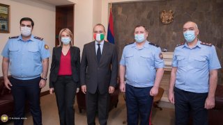 Председатель Следственного комитета РА принял Чрезвычайного и Полномочного посла Италии в РА (фотографии)
