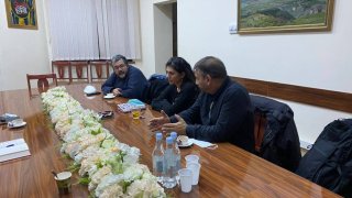 ՀՀ քննչական կոմիտեում հանդիպումներ են տեղի ունեցել պատերազմական հանցագործությունների, արգելված զինատեսակների կիրառման գծով միջազգային փորձագետների հետ