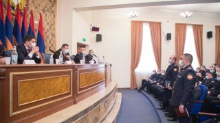 Chairman of RA Investigative Committee Hayk Grigoryan Introduced Newly Appointed Deputy Argishti Kyaramyan to Staff (photos)