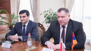 Chairman of RA Investigative Committee Accepted Ambassador of Belarus to Armenia