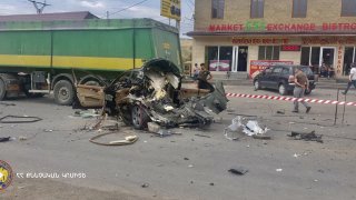 Պայթյունի հետևանքով մահացել է 35-ամյա վարորդը (լուսանկարներ, տեսանյութ)