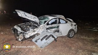 Մահվան ելքով վթար Երևան-Գյումրի ավտոճանապարհին (տեսանյութ, լուսանկարներ)