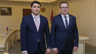 Քննչական կոմիտեի նախագահն ընդունել է «Եվրոջասթ» գործակալության նախագահին (լուսանկարներ)