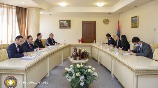 Քննչական կոմիտեի նախագահն ընդունել է Հայաստանի Հանրապետությունում Չինաստանի Ժողովրդական Հանրապետության արտակարգ և լիազոր դեսպանին (լուսանկարներ)