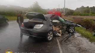 Մահվան ելքով ճանապարհատրանսպորտային պատահար՝ Աբովյան-Նոր Գեղի ավտոճանապարհին (լուսանկարներ)