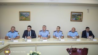 Chairman of Investigative Committee A. Kyaramyan Received Delegation of Investigative Committee of Artsakh (photos)
