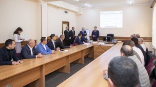 Председатель Следственного комитета РА А. Кярамян посетил Академию юстиции (фотографии)