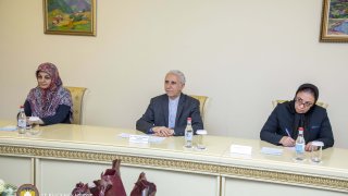 Аргишти Кярамян принял Чрезвычайного и полномочного посла Ирана в Армении Аббаса Бадахшана Зохури (фото)