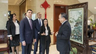 Председатель Следственного комитета РА посетил Посольство Китайской Народной Республики в Армении (фото)