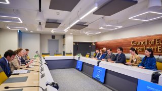 ՀՀ պատվիրակության կազմում ՀՀ քննչական կոմիտեի նախագահ Արգիշտի Քյարամյանը հանդիպել է Եվրոպայի Խորհրդի գլխավոր քարտուղար Մարիա Պեյչինովիչ Բուրիչին (լուսանկարներ)