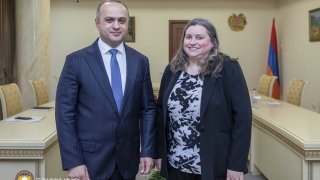 The RA IC Deputy Chairman and the U.S. Consul in the RA Discussed Opportunities of Enhancement of Effectiveness of Cooperation (photos)