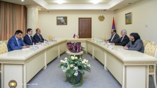 Чрезвычайный и полномочный посол ИРИ в Армении совершил прощальный визит в Следственный комитет РА (фоторепортаж)