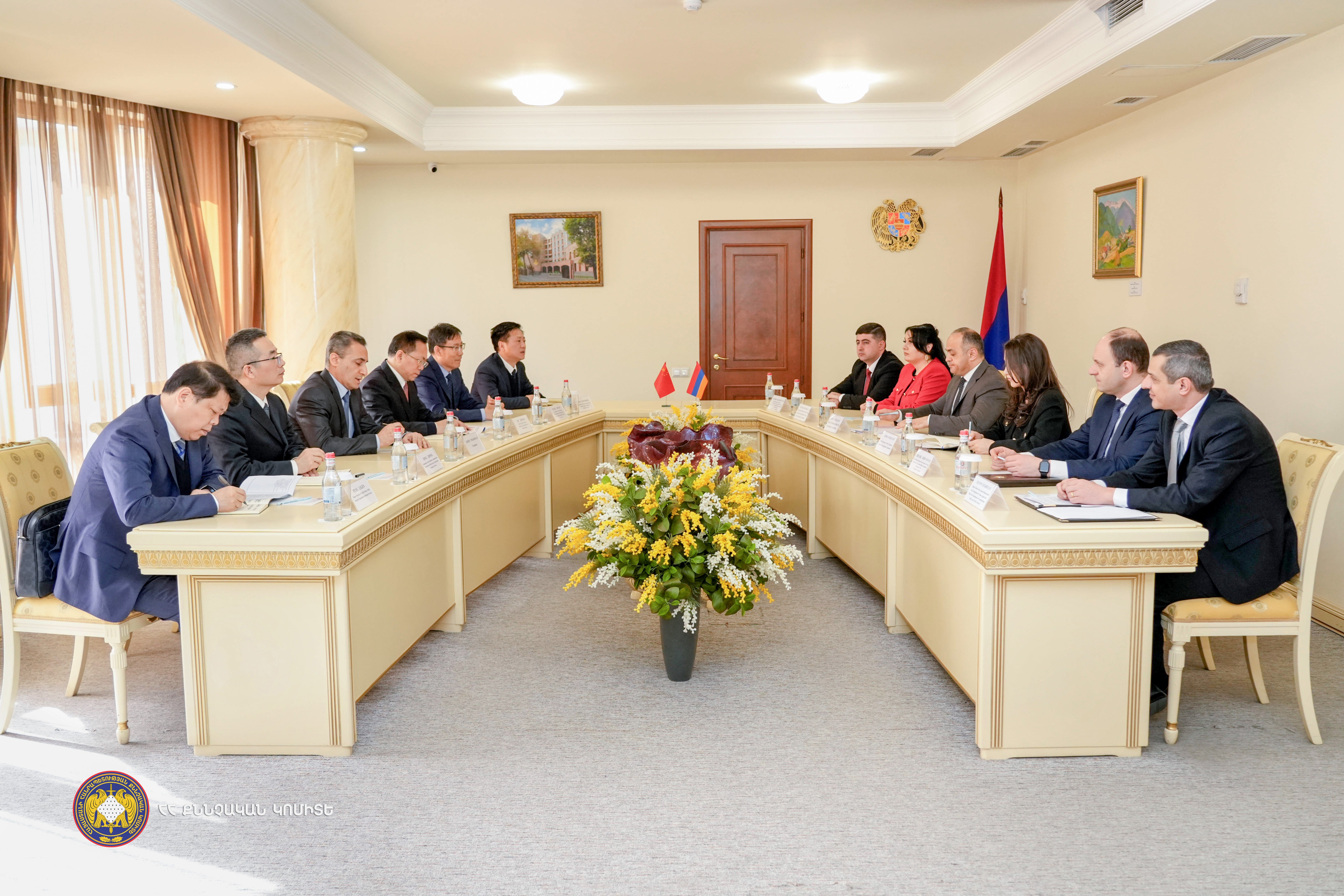 Deputy Chairman of the RA Investigative Committee Met the Head of the Delegation of the People’s Republic of China