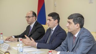 Аргишти Кярамян принял главу делегации Международного комитета Красного Креста (фото)