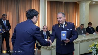 On the Occasion of Republic Day, a Number of Employees Awarded by Order of the Chairman of the Investigative Committee